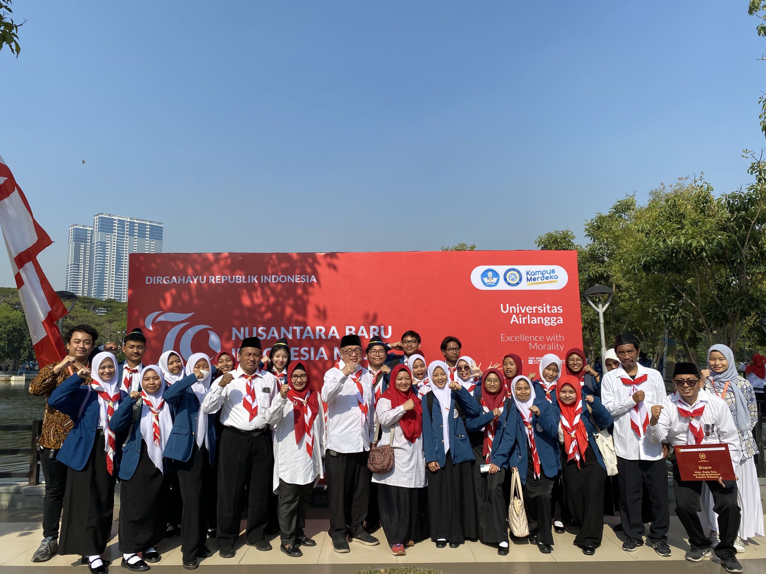 FISIP UNAIR's Participation in Enlivening the 79th Anniversary of the Republic of Indonesia