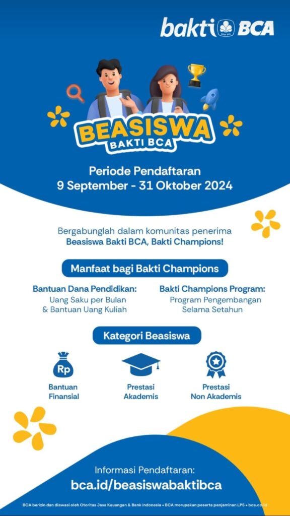 BCA BAKTI Scholarship